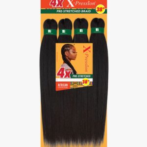 4X X-Pression Pre Stretched 38″