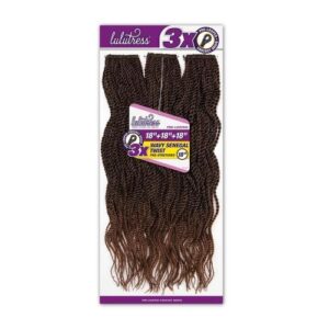 3x Wavy Senegal Twist 18″ Pre-Stretched (Lulutress)(Loop)